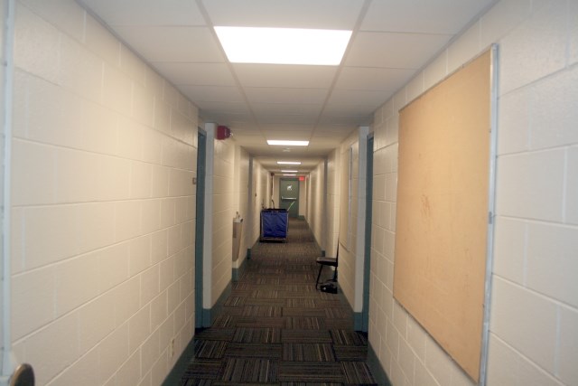 Brighter hallway after upgrade